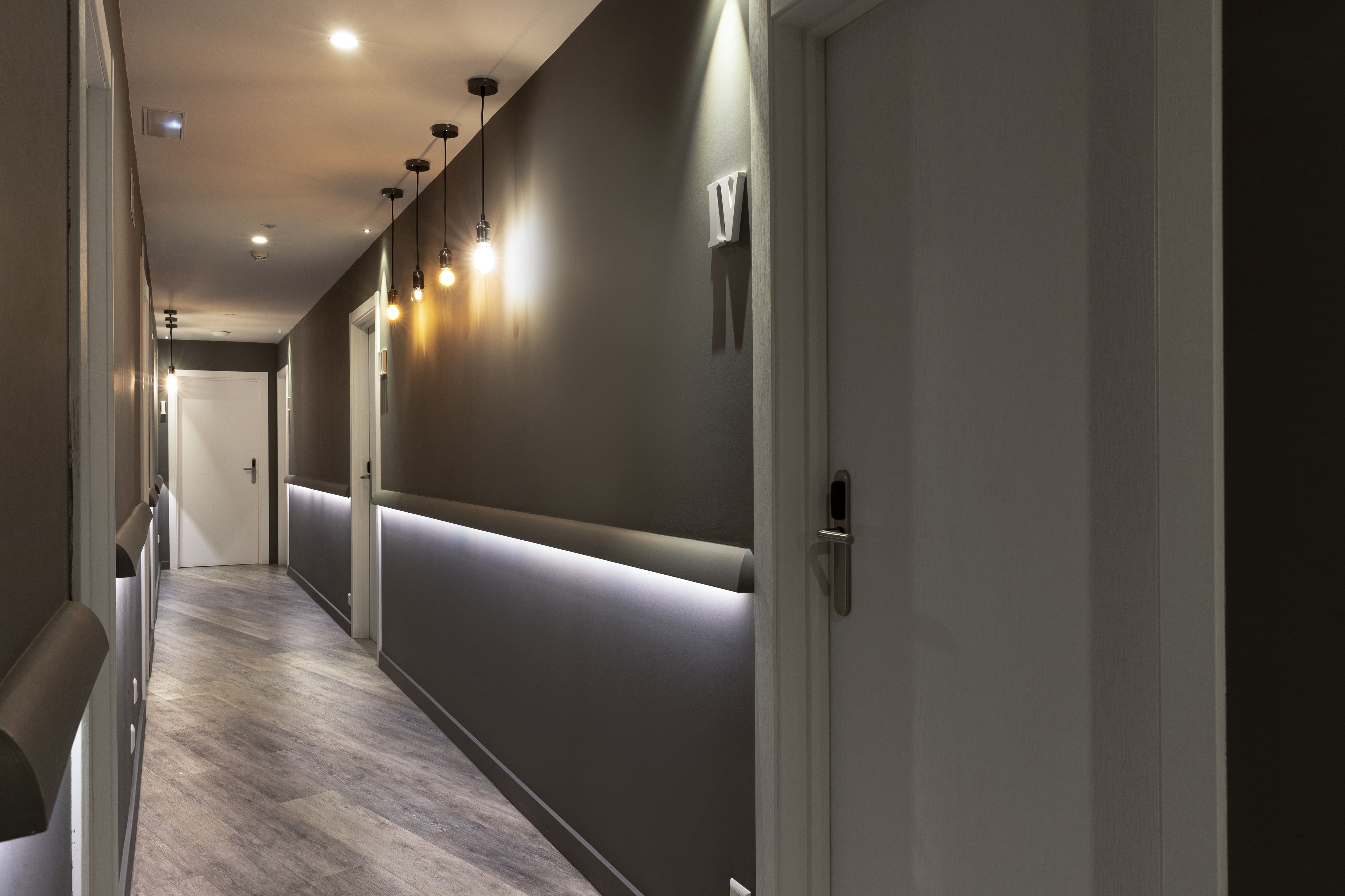 Hotel com iluminação LED moderna em Lisboa